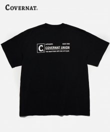 OVER FIT AUTHENTIC C LOGO TEE BLACK