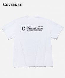 OVER FIT AUTHENTIC C LOGO TEE WHITE