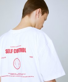 SELF CONTROL T-SHIRTS (WHITE)