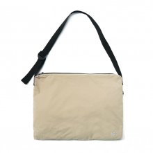 NYLON NY LOGO CROSS BAG BEIGE