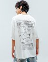 CLOTHING WORK ORDERS OVERFIT T-SHIRT (WHITE)