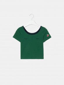 [BPS X KIRSH] U-NECK TEE - Green (BO9542W04M)