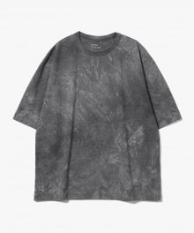 Oversize Water Washed T-Shirts [Charcoal]