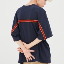 Splinter Back Line T Shirt_Navy