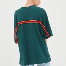 Splinter Back Line T Shirt_Green