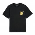 BC 뉴 레터링 1/2 티셔츠 블랙