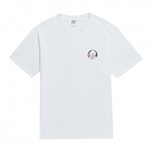 [L사이즈추가] 아폴로 도그 와펜 1/2 티셔츠 2019VER 화이트