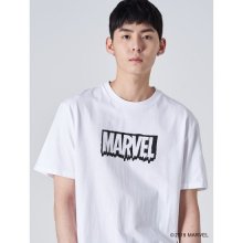 [MARVEL] 마블 로고 화이트 티셔츠 (269442C251)
