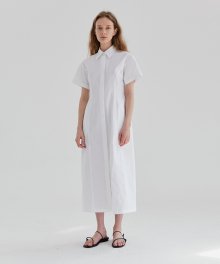 CURVE SHIRTS DRESS WOMEN [WHITE]