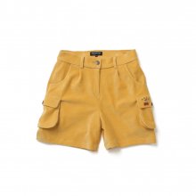 Cargo Half Pants_Yellow