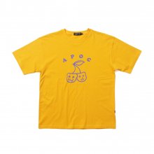 Big Cherry Bear T-shirts_Yellow