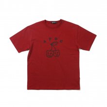 Big Cherry Bear T-shirts_Burgundy
