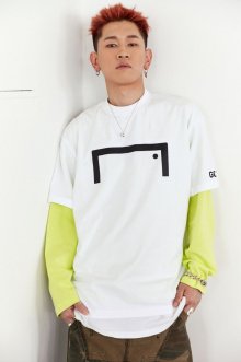 FRONT BIG LOGO TEE(LOOSE FIT) - WHITE