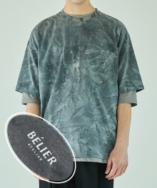 Water Print T-Shirt - C.Grey