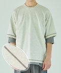 Oversized Contrast-Stitch T-Shirt - M.White