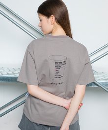 유니섹스 비커 티셔츠 [브라운](16수)
