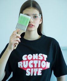 유니섹스 팝업 티셔츠 [검정](16S)