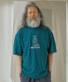 NATURE BASE CAMP TEE _ DARK GREEN