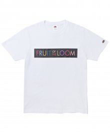 RAINBOW FONT T-SHIRTS WHITE