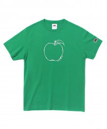 APPLE LINE T-SHIRTS GREEN