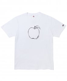 APPLE LINE T-SHIRTS WHITE