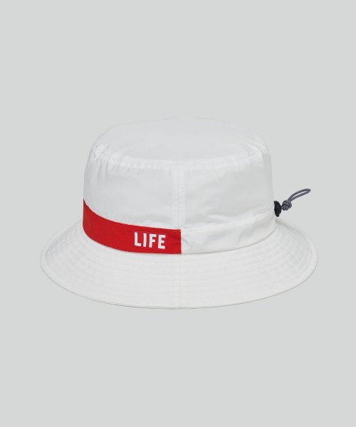 라이프 아카이브(LIFE) 라이프 스트링 버킷햇 화이트 - 39,000 | 무신사 스토어