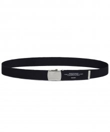 LETTERING BUCKLE BELT IS [BLACK]