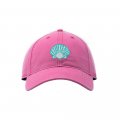Adult`s Hats Scallop on Bright Pink
