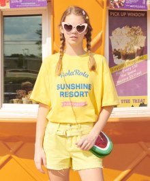 (TS-19331) SUNSHINE RESORT T-SHIRT LEMON