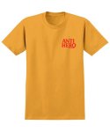 안티히어로(ANTI HERO) LIL BLACKHERO S/S T-Shirt - GOLD/RED 51020267P