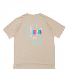 (유니섹스) Summer Diver Short Sleeve T-Shirt (BEIGE)