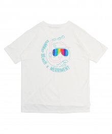 (유니섹스) Summer Diver Short Sleeve T-Shirt (WHITE)