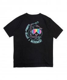 (유니섹스) Summer Diver Short Sleeve T-Shirt (BLACK)