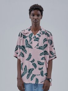 19SS 하와이안 카라 셔츠 [핑크]