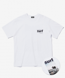 SURF ver2. 프린팅 티셔츠 [화이트]