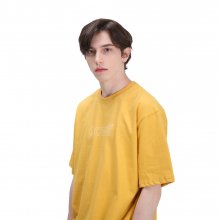 블록 로고 티셔츠(옐로우)