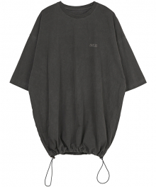 Reversible Pigment String T-shirt (FU-141_Dark Grey)