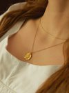 coin necklace [16k gold plating / silver 925]