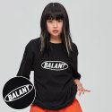 발란트(BALANT) 오리지널 스탬프 로고 베이직 티셔츠 - 블랙