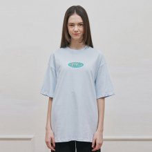 [베리나인플럭스] 캐럴 티셔츠 스카이블루