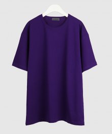 19ss overfit premium cotton t-shirt [deep purple]