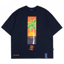 E.D.V Sunset T Shirt_Navy