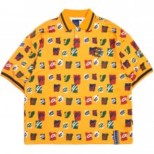 E.D.V Splinter Polo Shirt_Yellow