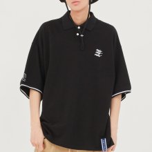 E.D.V Piping Pique Shirt_Black