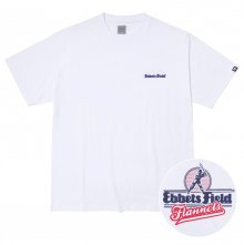 EBBETS FIELD FLANNELS LOGO TEE WHITE