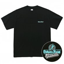 EBBETS FIELD FLANNELS LOGO TEE BLACK