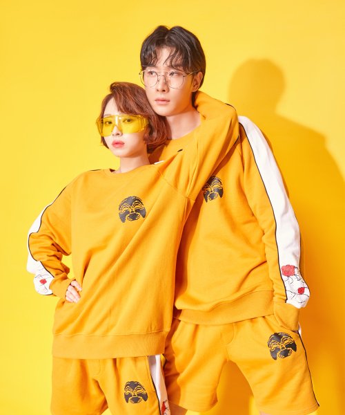아시하(asiha) M [S/S] Korea Newtro 1/2 Pants Mustard