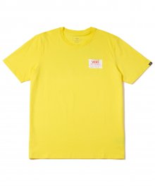 AP DIY 드롭 V 박스 SS 티셔츠 - 블레이징 옐로우 / VN0A3ZN51L51