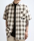 Half.Tan Check Shirts (NV/Cream)