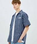 에어펀치(AIRPUNCH) Stripe Shirt_navy